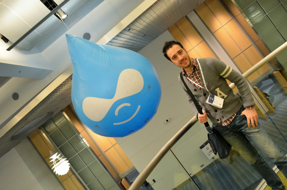 Our Senior Web Designer & Developer, Leum Santos, at DrupalCon 2012 in Denver