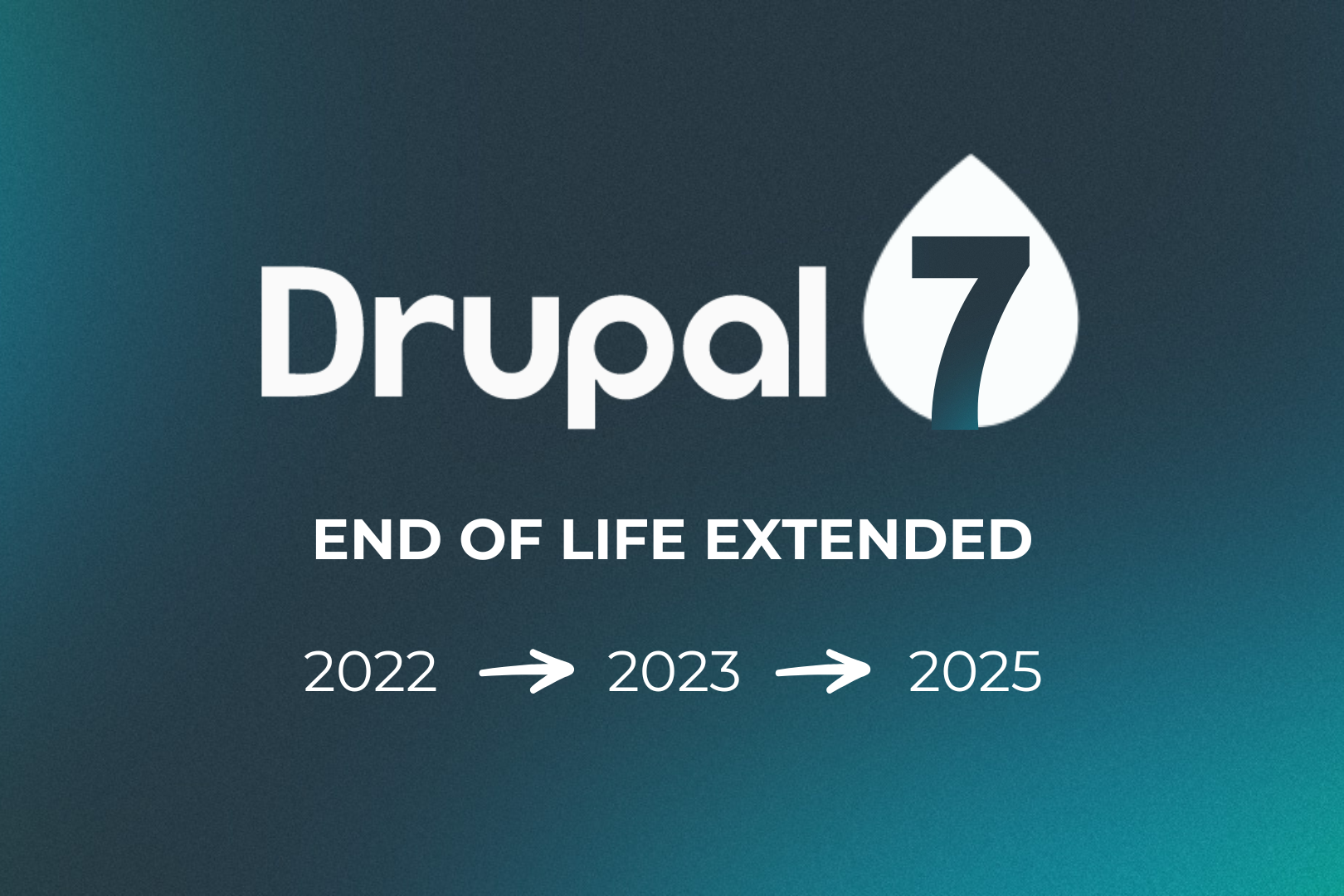 Drupal 7 Extends Support Until January 2025